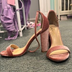 Lulu's Pink High Heeled Stilettos